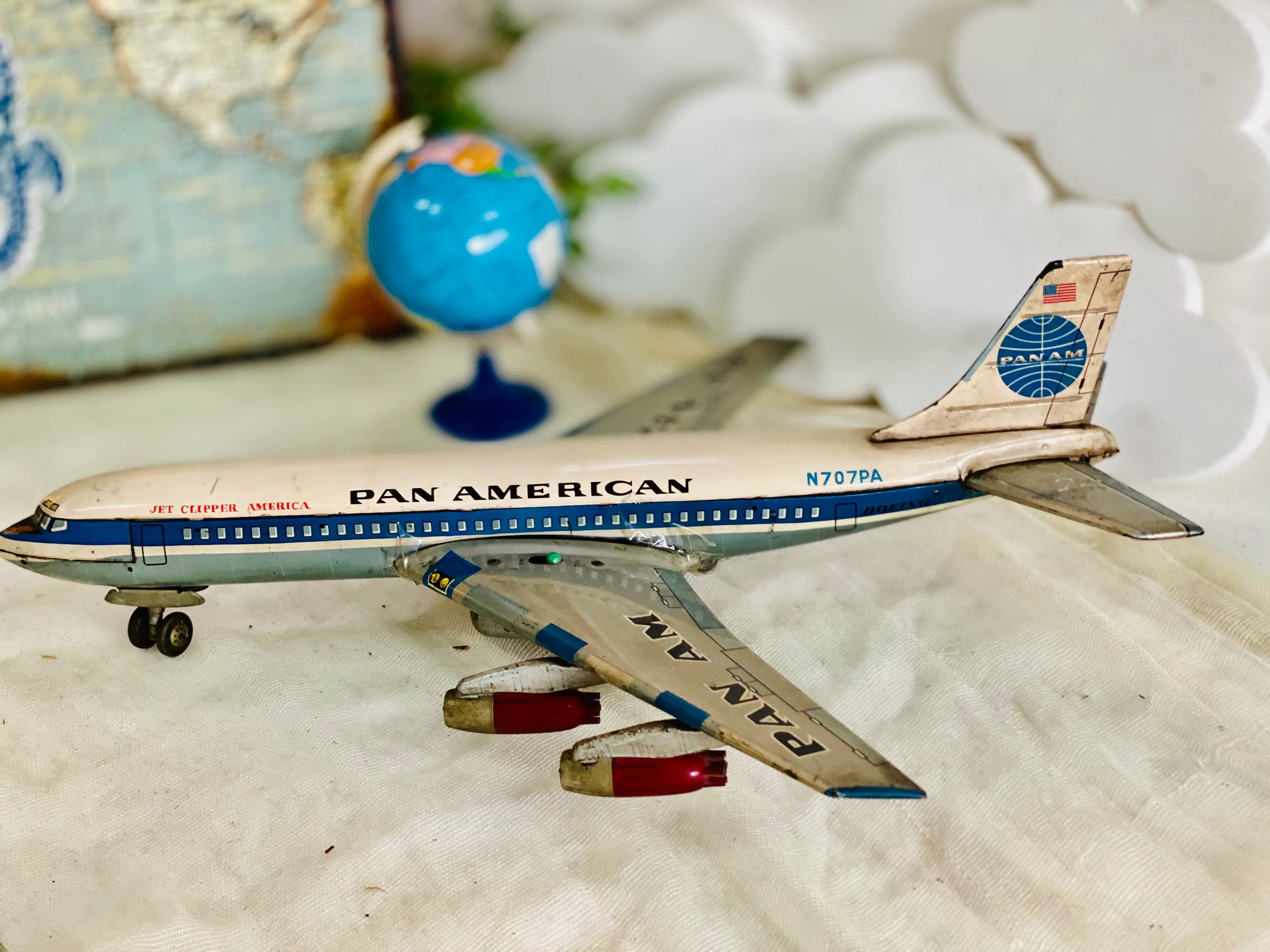 AVION CHAPA PAN AM 50 X 45 CM ANCHO