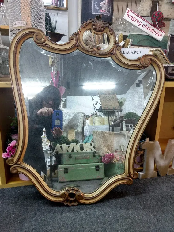 ESPEJO ANTIGUO PROVENZAL "ALICIA"