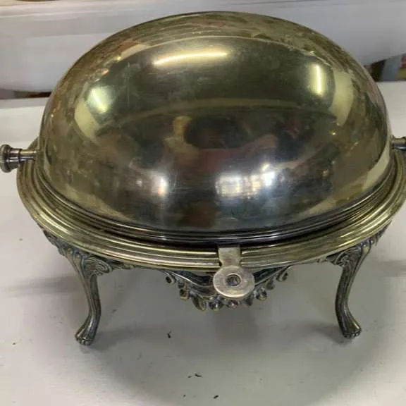 CENTRO DE MESAS GUISERA CAVIAR  PLATA ANTIQUE  30 X 22 CM  0048