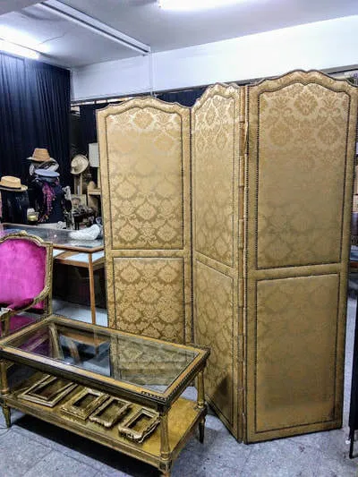 BIOMBO BROCATTO DORADO 1.65 x1.78 (3 hojas 0.55 c.u)