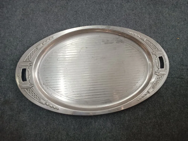 BANDEJA DE PLATA OVAL "BPO 55"  55 X 32 CM