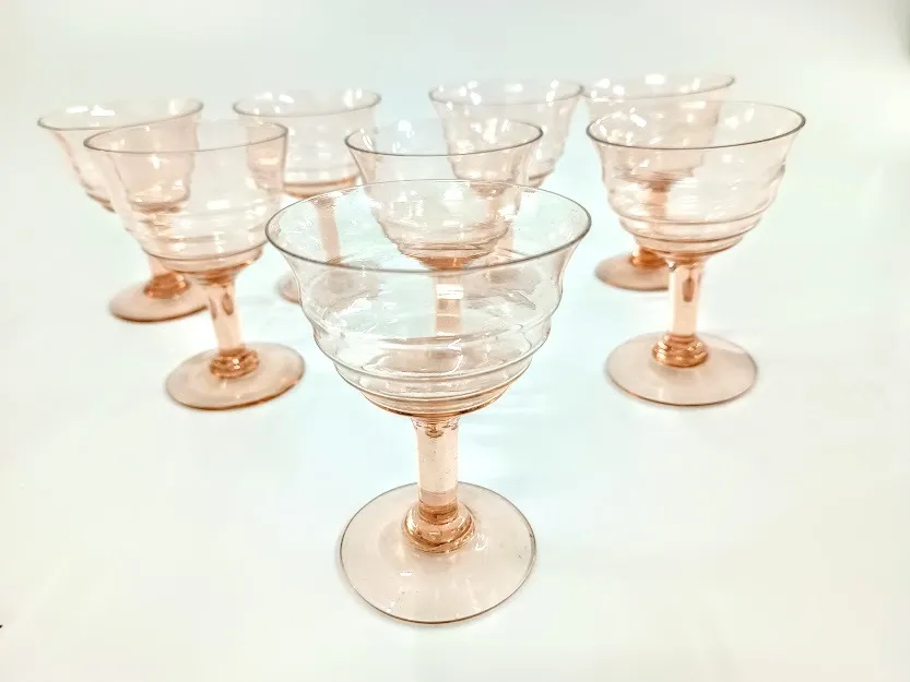 COPA CRISTAL ANTIQUE ROSA SALMON 