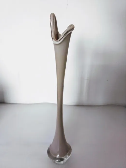 FLORERO MURANO GRIS "SLIM"