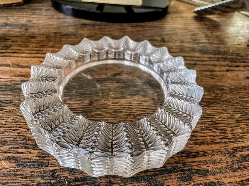 CENICERO CRISTAL FIRMADO LALIQUE 