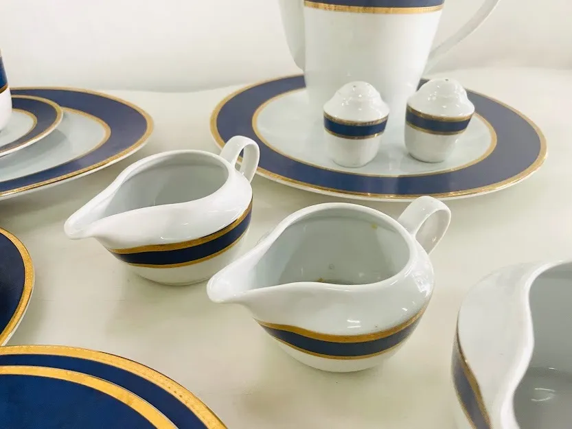 SALSERA AZUL Y ORO GURAL 