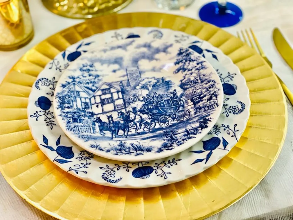 PLATO DE ENTRADA BLUE COUNTRY - 19 cm