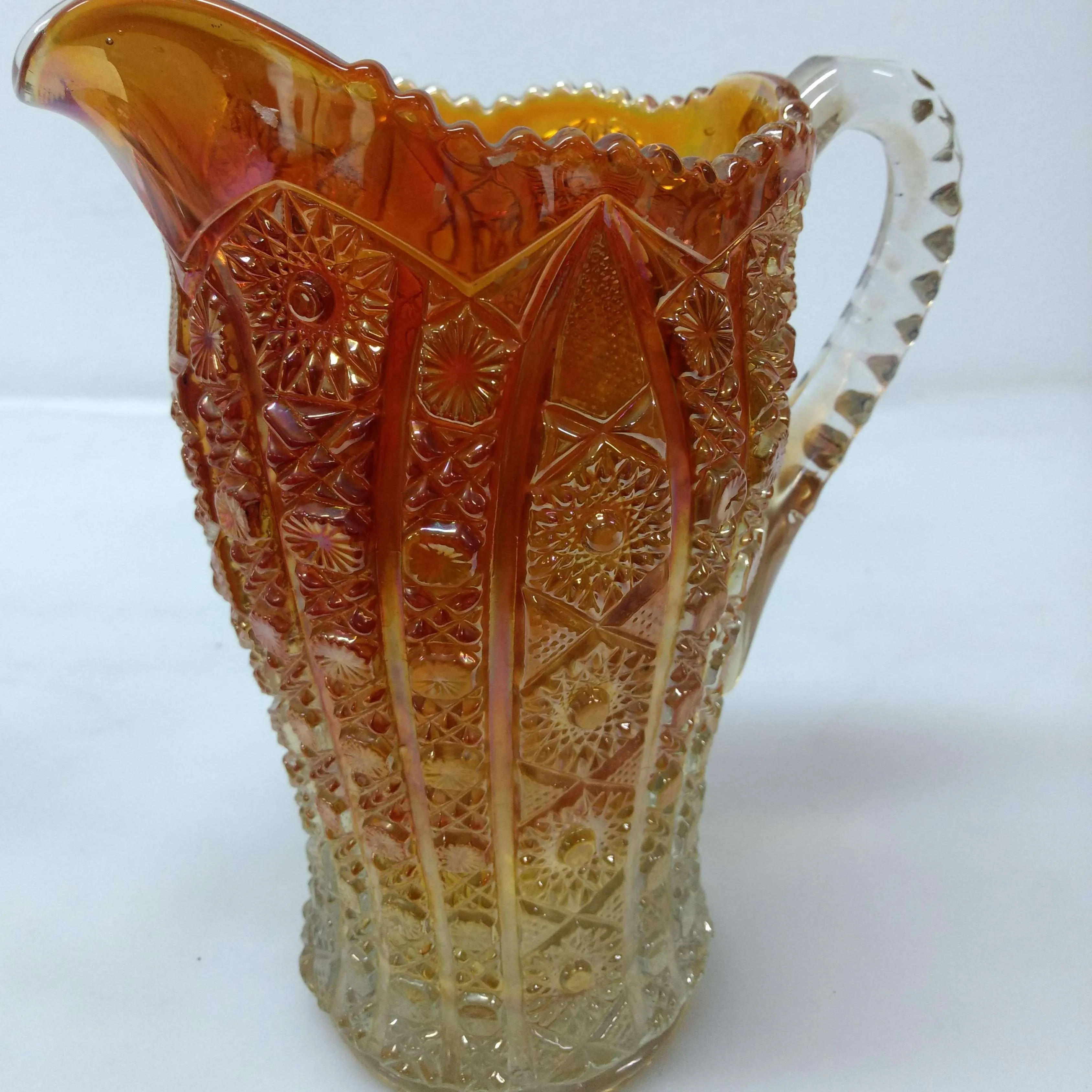 JARRA VIDRIO TORNASOL  CARNIVAL Alt.25 cm