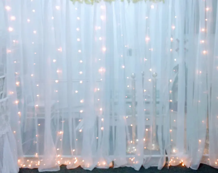 CORTINA  DE LUCES LED 3,0 x 3,0 mt - 02