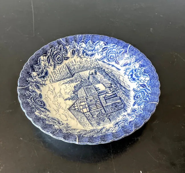 PLATO HONDO INGLES BLUE BRITISH ANCHOR -20 CM