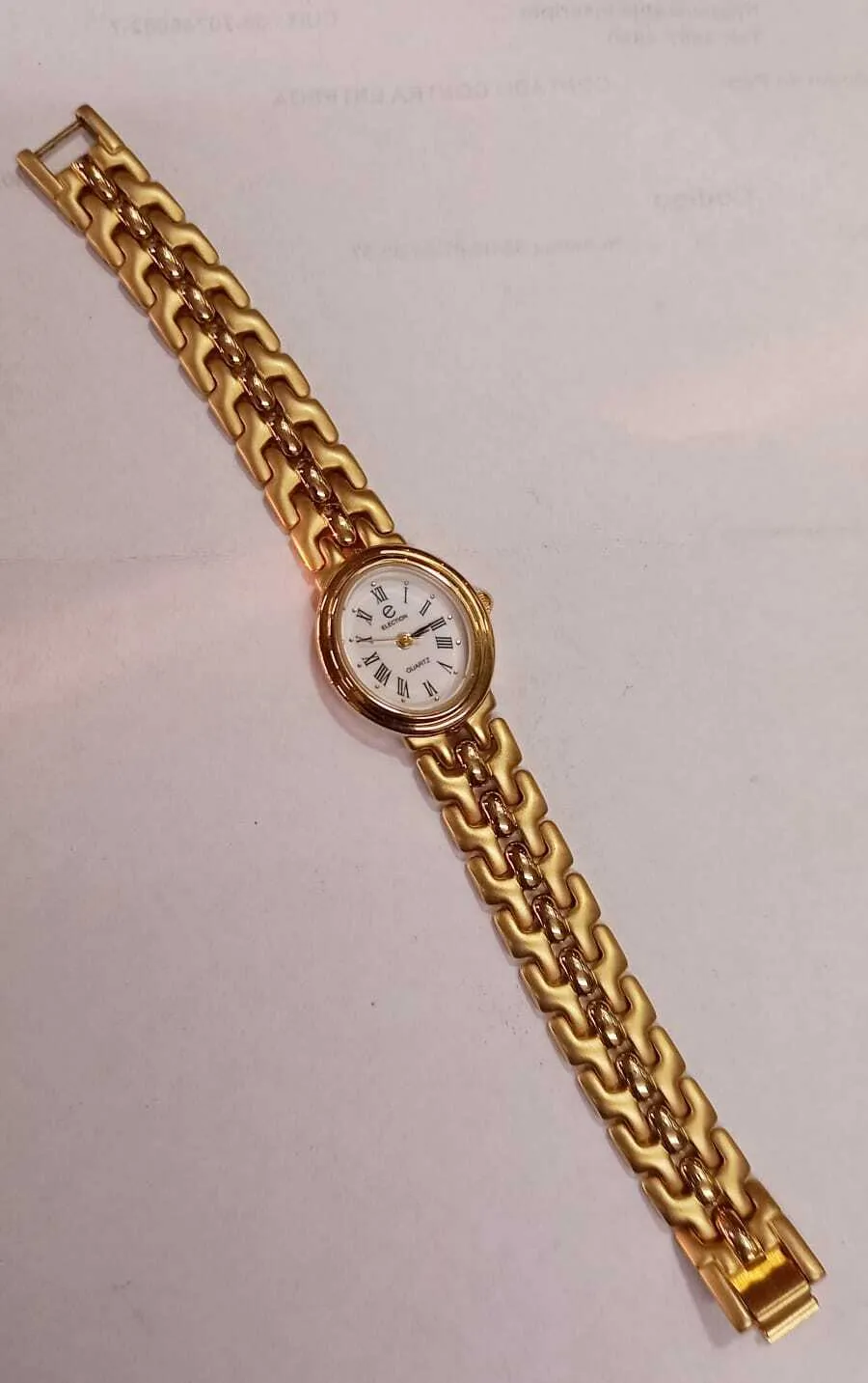 RELOJ  PULSERA DORADO 