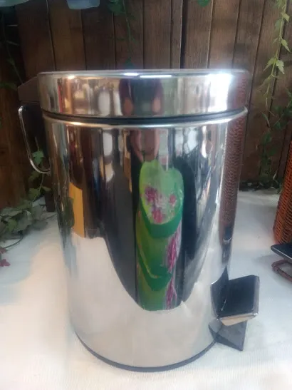 CESTO  DE RESIDUO  ACERO  17 X 25 ALTO