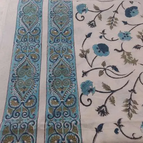 COBERTOR  ESTAMPA HINDÚ