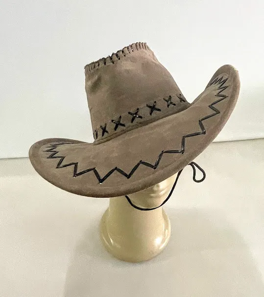 SOMBRERO GAMUZA ESTILO "COUNTRY"