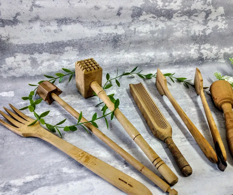 UTENSILIOS COCINA EN MADERA