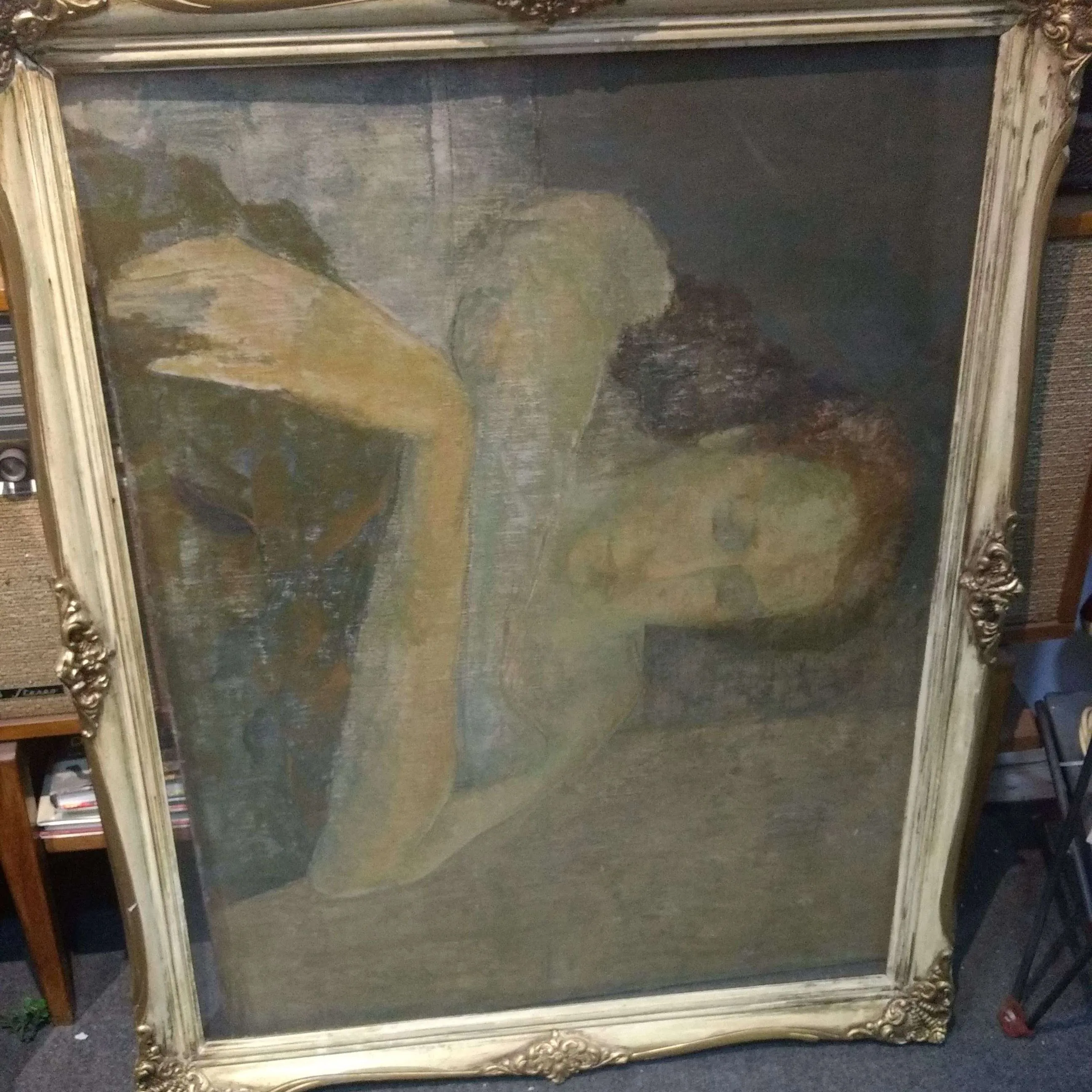 MARCO ORO  "19" INTERNO   86 X 66 CM 