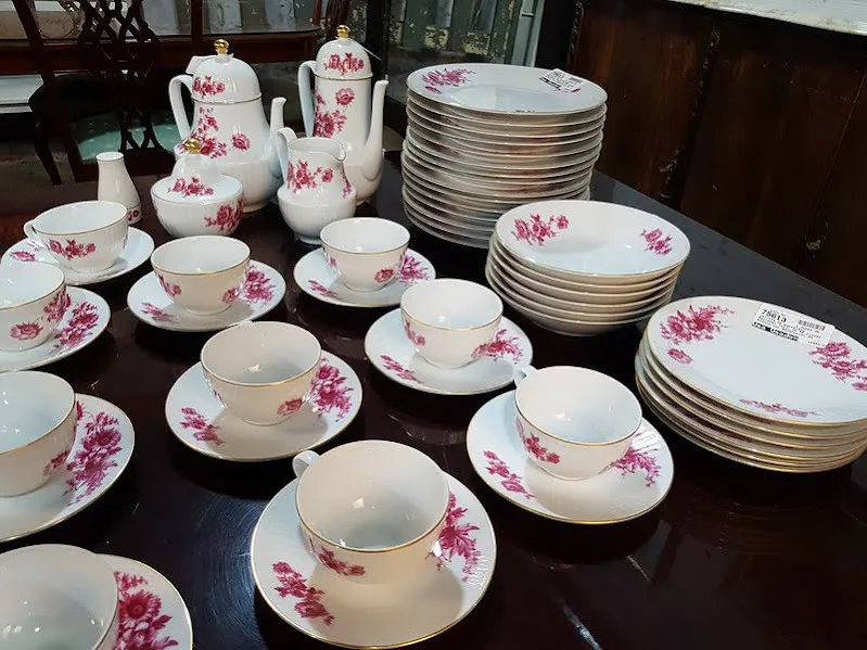 TAZA DE TE TSUJI "FLORES ROJAS"