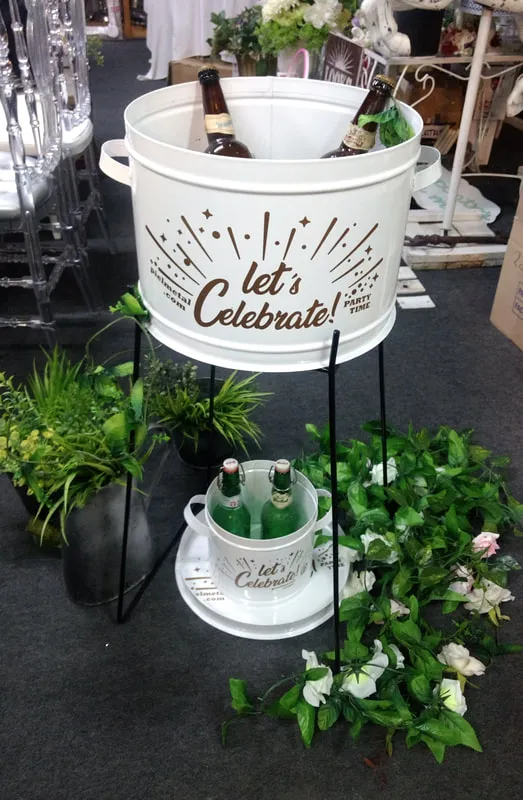 FRAPERA   Lets Celebrate  BLANCO- diam.35 alt.25 cm 