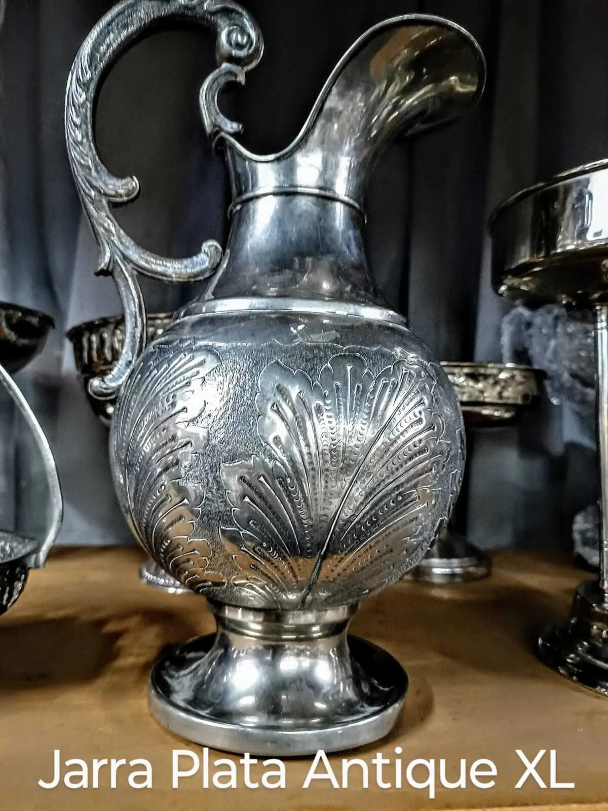 JARRA PLATA ANTIQUE XL - "JXL" ALT. 30 CM