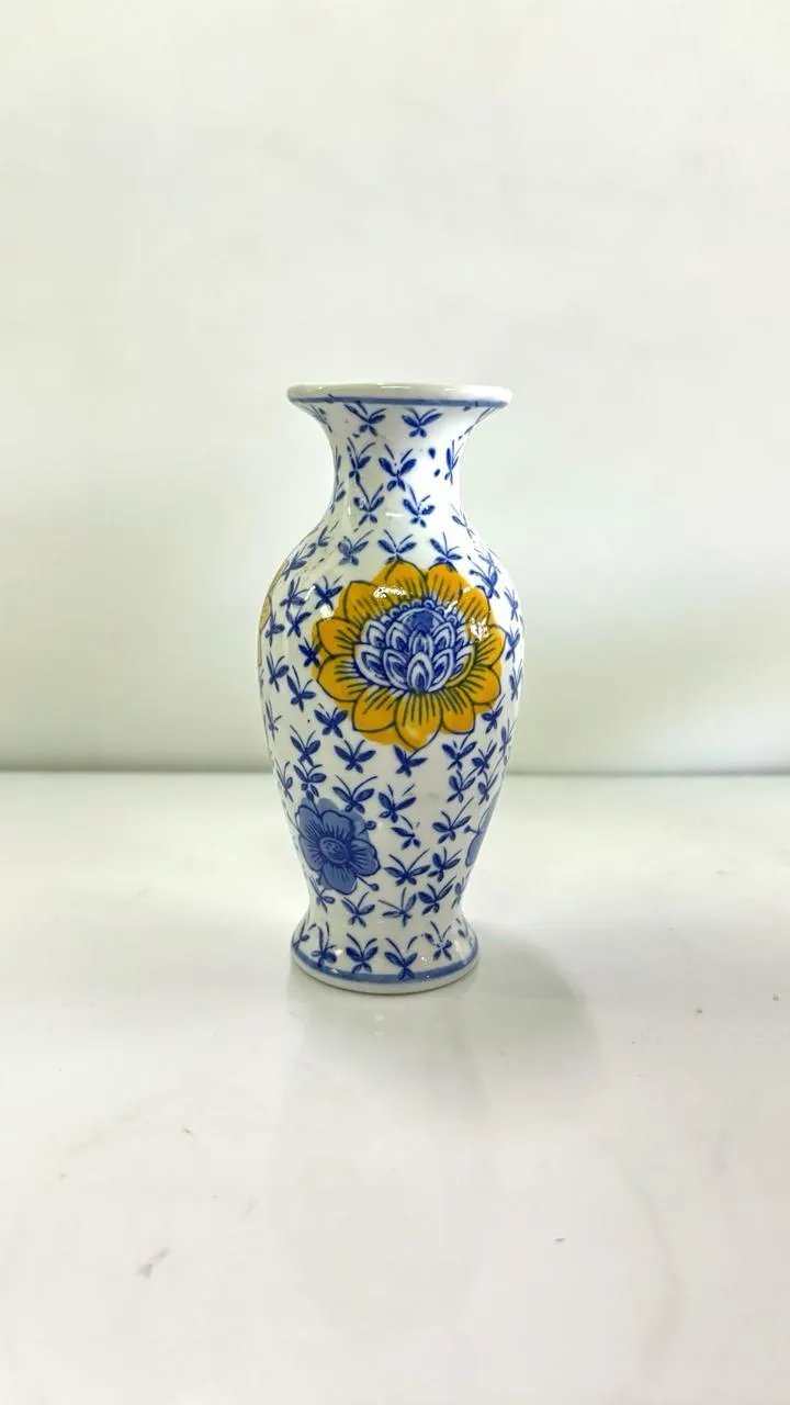 FLORERO CERÁMICA FLOR DE LOTO 35 CM