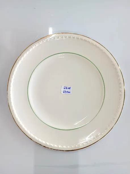 PLATO PLAYO INGLES LINEA  VERDE "SWINNERSTONS" 24 CM