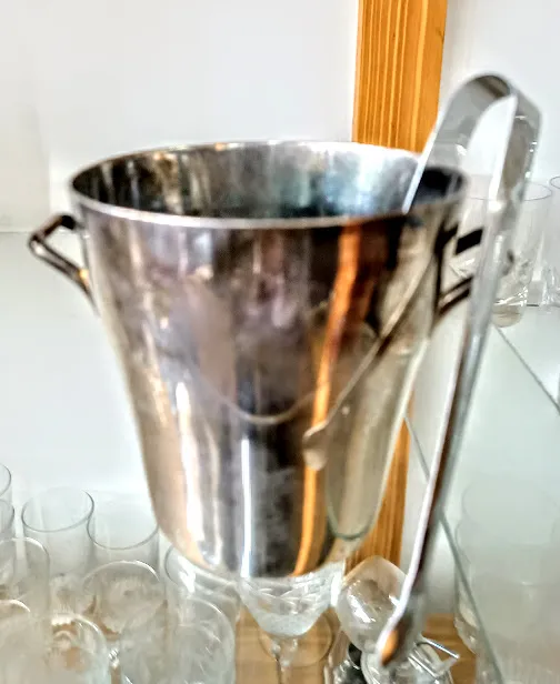 HIELERA METAL  PLATA  LAPPAS - BOCA 11 ALT 11 CM