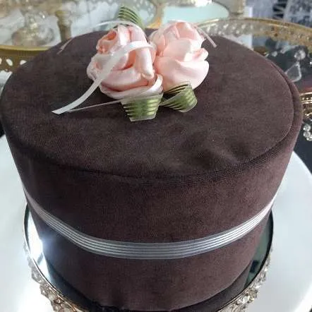MAQUETA TORTA CHOCOLATE diam 22 cm  alt.15cm
