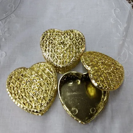 Mini Alhajero  Corazon Mini Deco  Oro  6 x 2 cm 