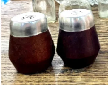 SALERO MADERA Y PLATA GRANDE