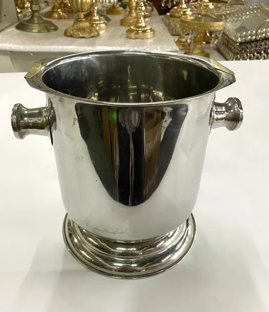 FRAPERA DE PLATA ANTIQUE "FPA 10" DIAM. 20 X 22CM ALT.