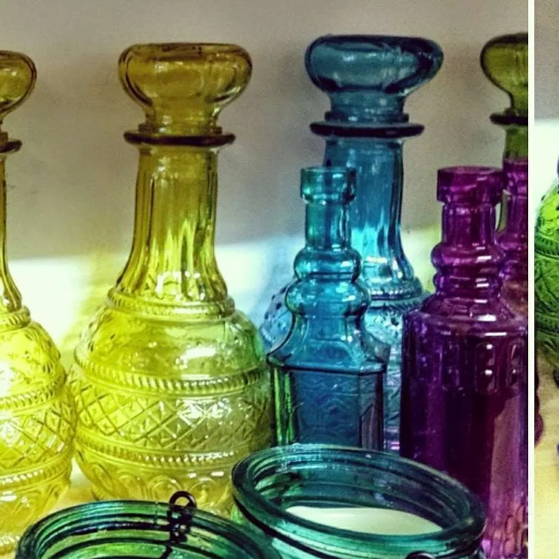 BOTELLONES  DE COLORES   AMARILLO