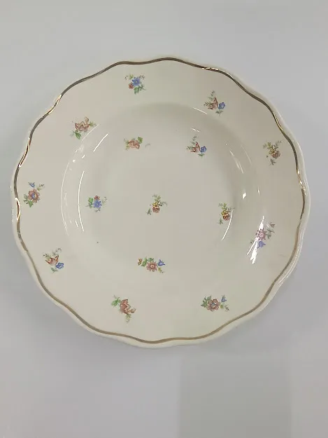 PLATO  POSTRE  RIVIERA "FLORCITAS" 22 CM