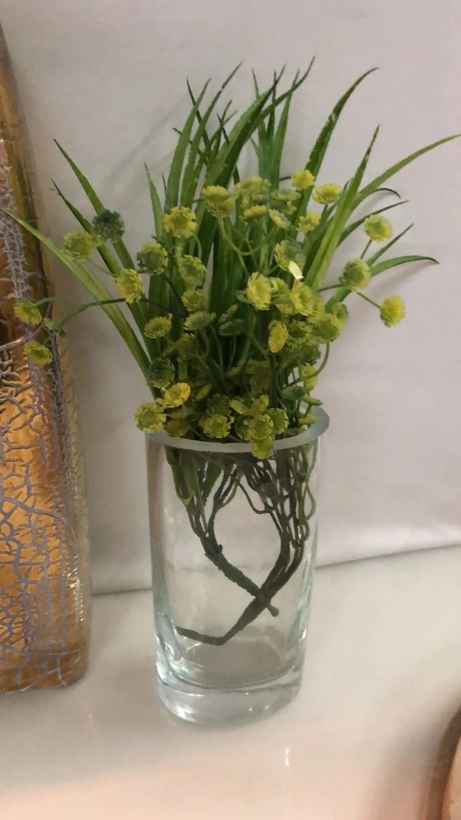 FLORERO OVAL CRISTAL LISO CHICO