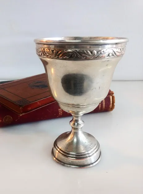 COPON PLATA ANTIQUE   "CM 01"   ALT.17 BOCA 10.5 CM