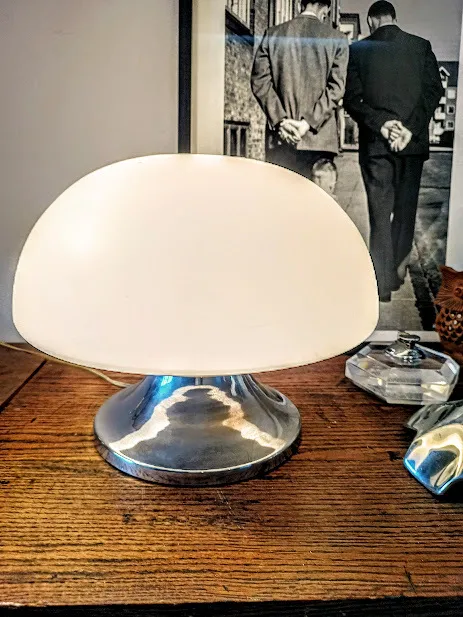 LAMPARA  RETRO "HONGUITO" BASE PLATIL - LHP