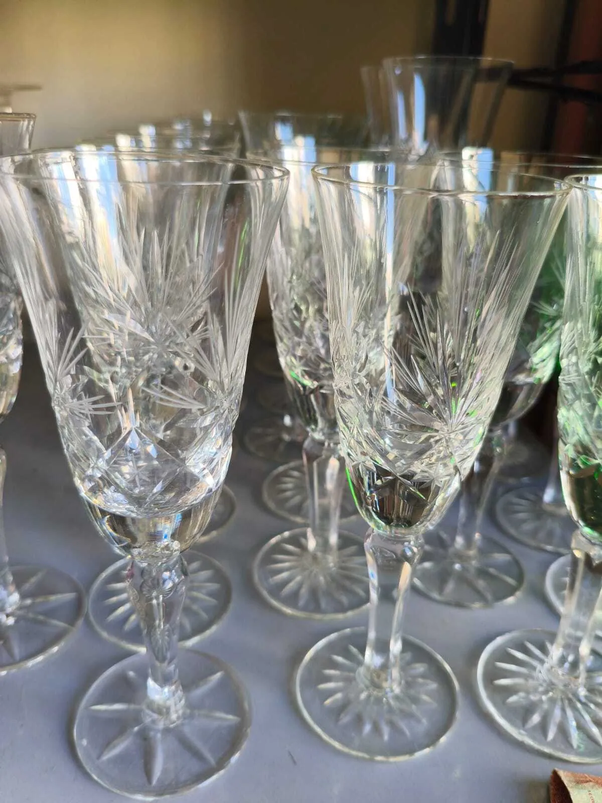 COPA CRISTAL ANTIQUE  VINO/AGUA  (FRANCES)