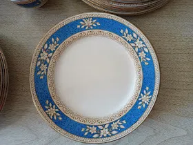 PLATO DE POSTRE INGLES BLUE ROCKWOOD- 20 CM