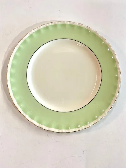 PLATO PRINCIPAL  INGLES GRINDLEY FRANJA VERDE - 23 CM