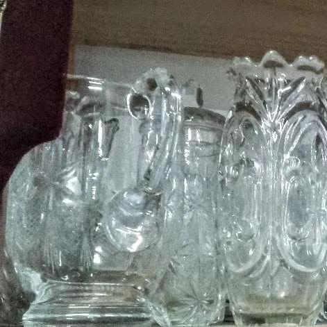 JARRAS DE CRISTAL VARIAS