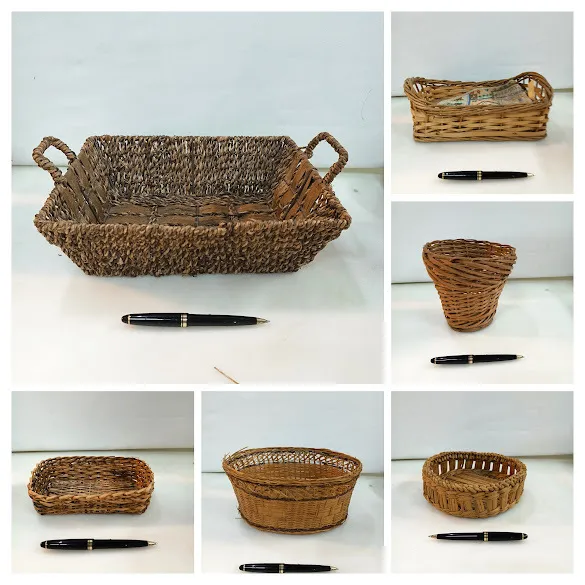 CANASTITAS MIMBRE  PEQUEÑAS VARIAS