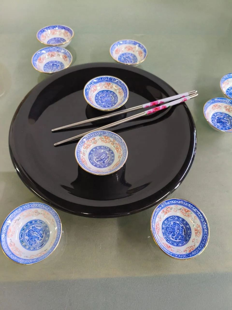 CUENCO SUSHI  PORCELANA ORIENTAL - DIAM. 7 X 3 CM ALT