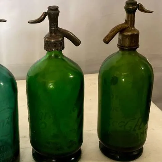 SIFONES   ANTIGUOS VERDE