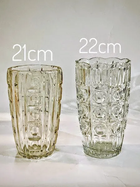 FLORERO  CRISTAL ANTIGUO " FCA1  " 12 X 23 CM