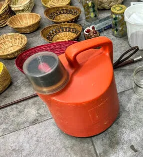 BIDON TERMO NARANJA VINTAGE