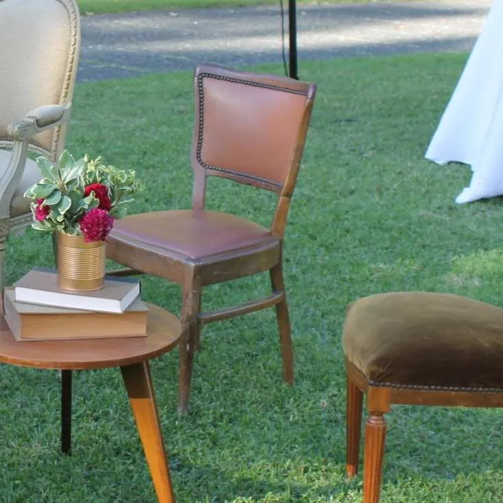 SILLA  TACHONADA  ART DECO