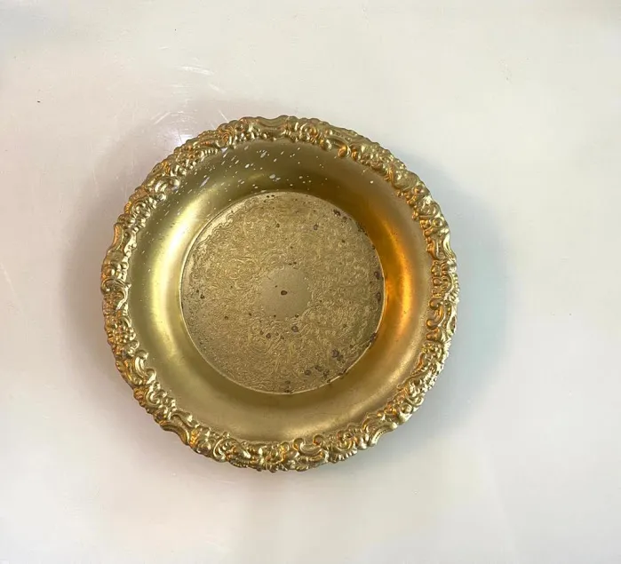 PLATO METAL ORO  16 CM "PCO4"