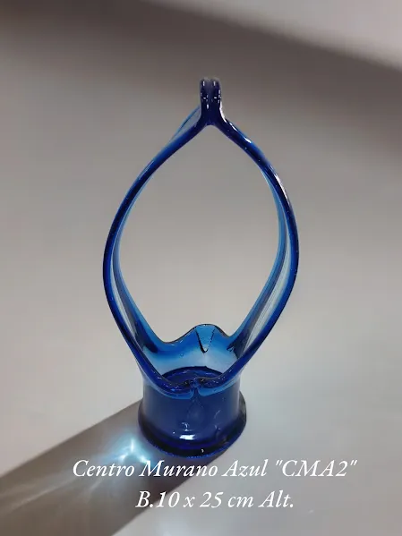 CENTRO MURANO AZUL "CMA2" B. 10 X 25 CM ALT.