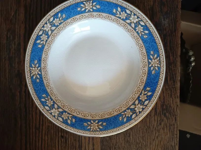 PLATO HONDO INGLES BLUE ROCKWOOD - 22.5CM