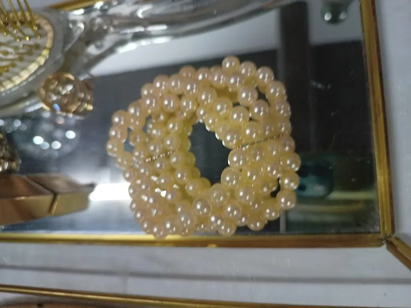 PULSERA DE PERLAS TRIPLE