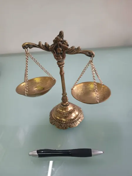 BALANZA  BRONCE  2 PLATILLOS  CHICA "BBC"  20 X 20 CM ALT