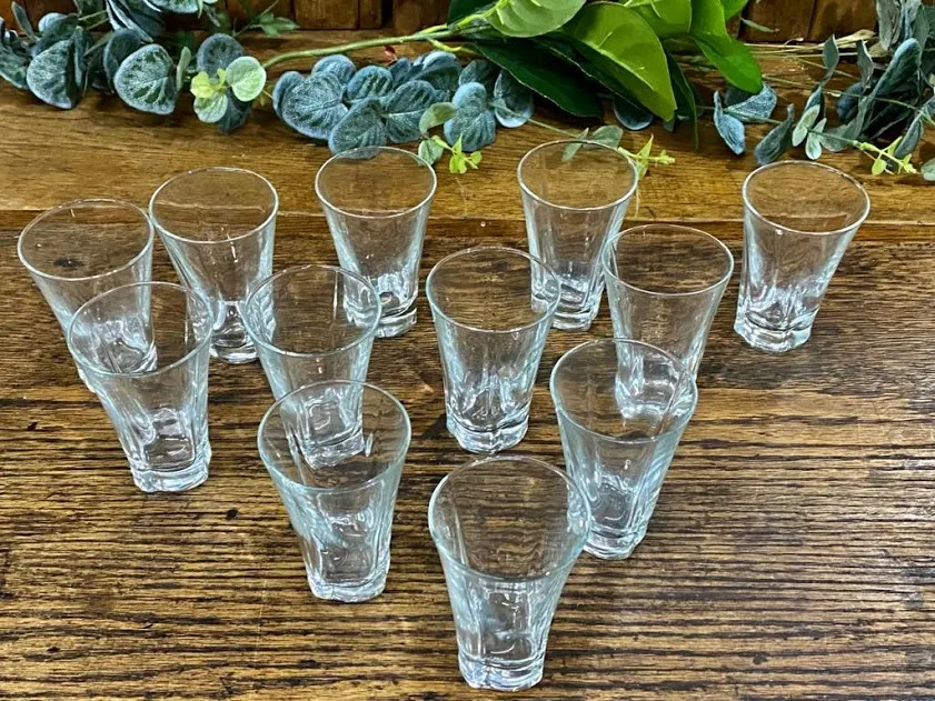 VASITO DE SHOT CRISTAL  Boca 6 cm Alt 9 cm